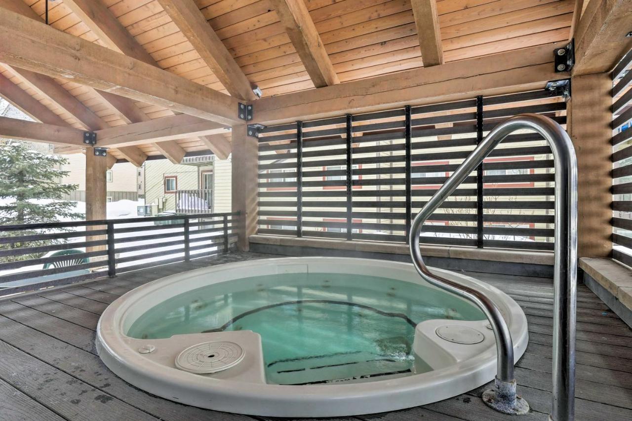 Central Steamboat Condo Outdoor Hot Tub And Pool! 스팀 보트 스프링스 외부 사진